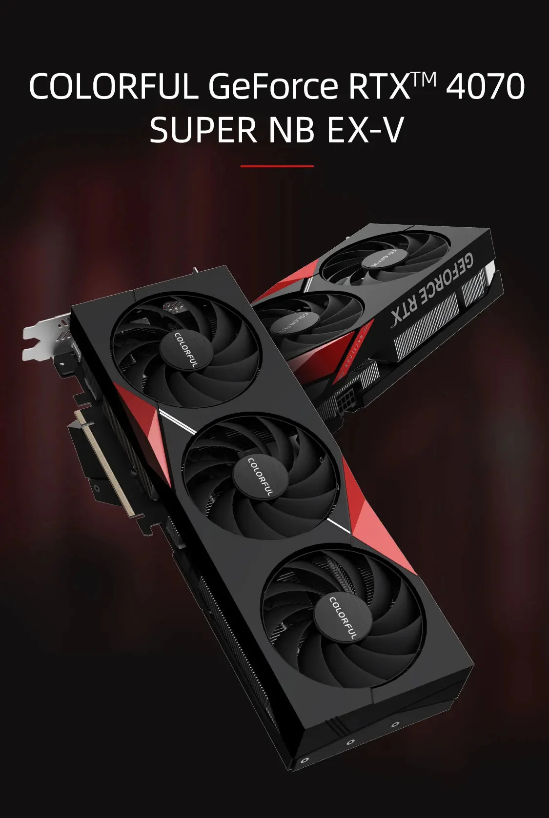 COLORFUL RTX 4070 SUPER 12GB GDDR6X 192Bit DX12 NB-EX-12GB-V Gaming (Oyuncu) Ekran Kartı