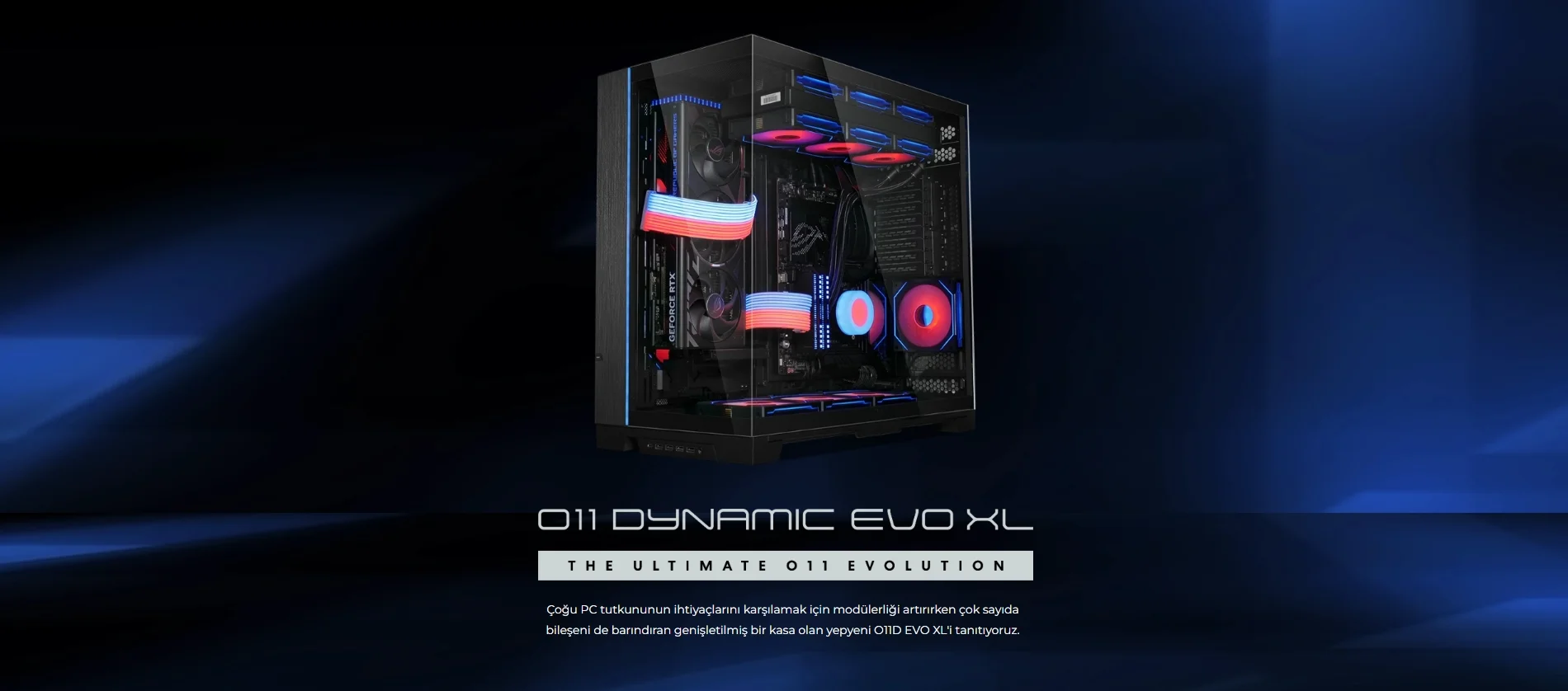 Lian Li O11 Dynamic Evo XL Beyaz Full-Tower E-ATX Gaming (Oyuncu) Kasa