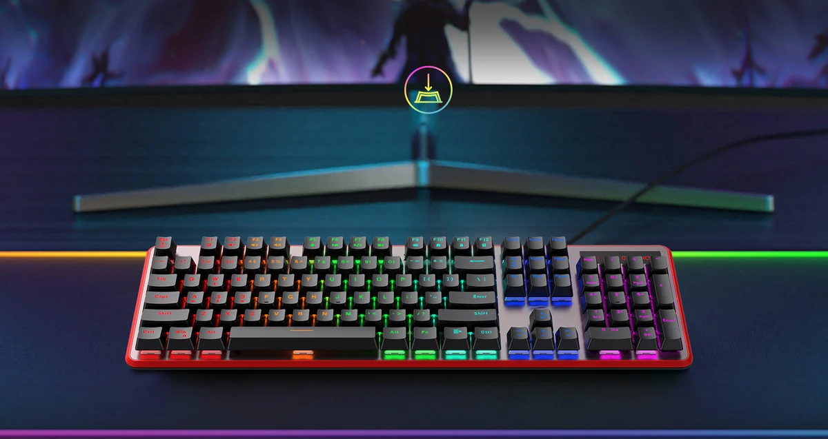 Havit Gamenote KB870L RGB Backlit Gaming Mekanik Klavye