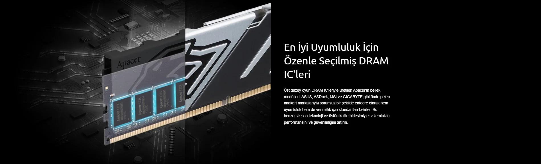 Apacer Panther 16GB (1x16GB) 6000MHz DDR5 CL40 Gaming Ram