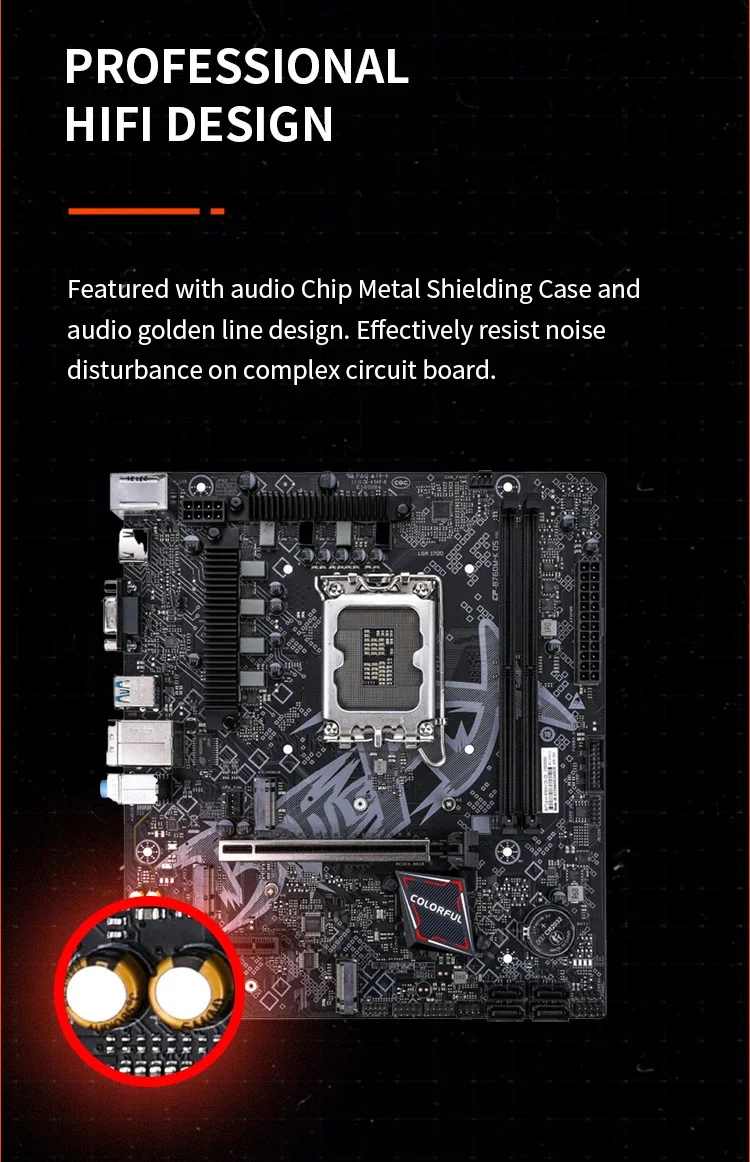 COLORFUL BATTLE-AX B760M-K V20 DDR5 7200MHz mATX Anakart