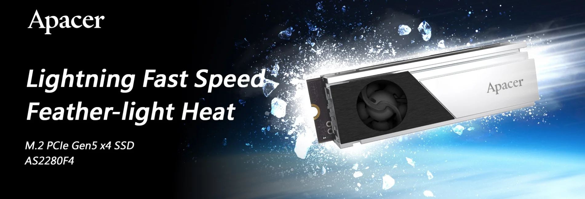 Apacer AP2TBAS2280F4-1 2TB M.2 PCIe Gen5 x4 SSD Disk