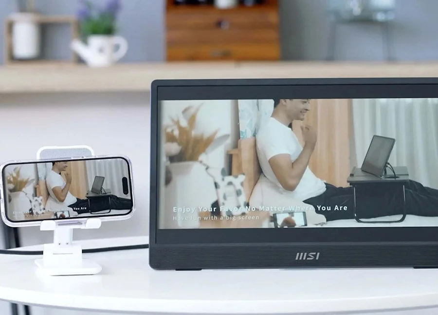 MSI Pro MP161 E2U 15.6″ 4ms 60Hz Full HD Adaptive Sync IPS Taşınabilir Monitör
