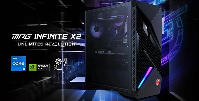 MSI MPG Infinite X2 14NUF7-449EU i7-14700KF 32GB DDR5 2TB SSD RTX 4070 Ti  Gaming Masaüstü Bilgisayar