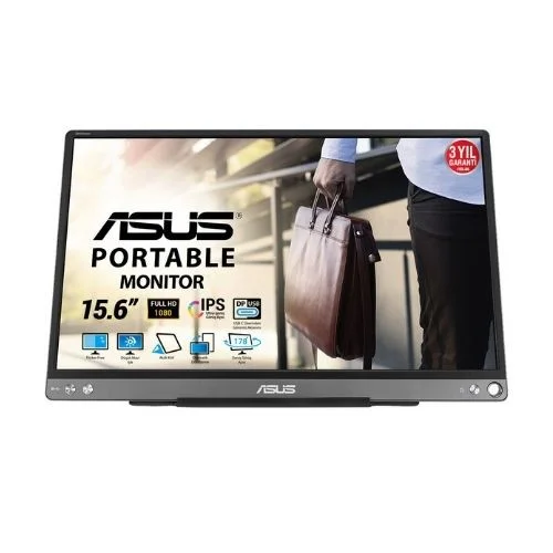 ASUS ZenScreen MB16ACE 15.6″ 5ms 60Hz IPS Full HD Taşınabilir Monitör