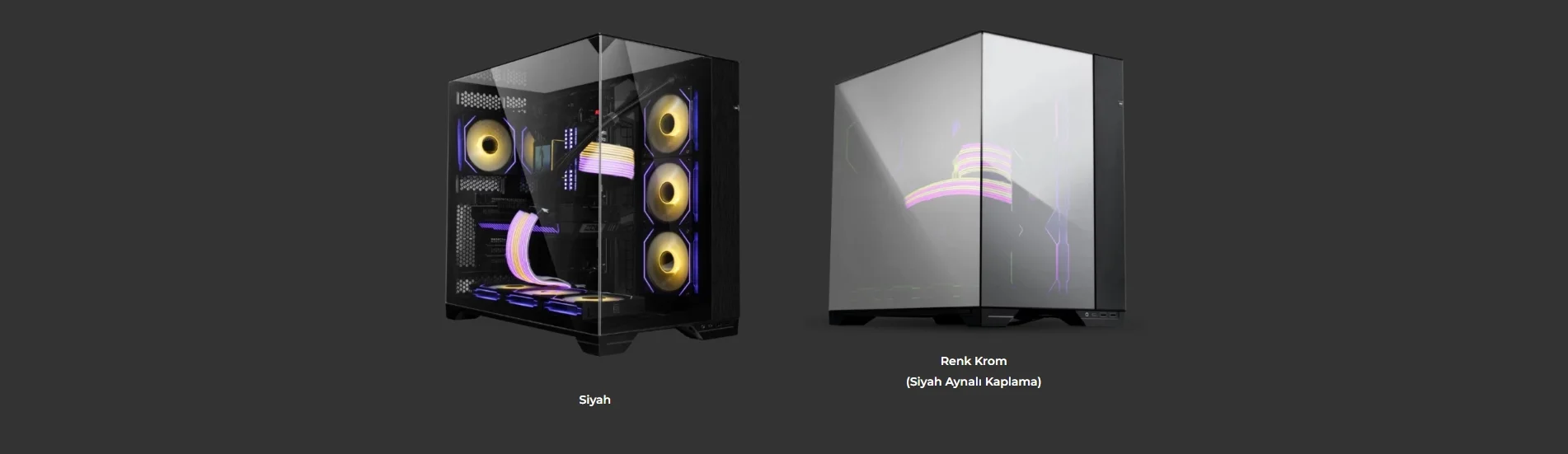 Lian Li O11 Vision Beyaz Mid-Tower E-ATX Gaming (Oyuncu) Kasa