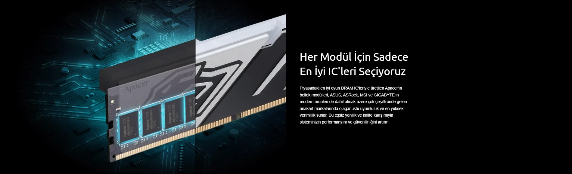 Apacer RGB 32GB (2x16GB) 6000MHz DDR5 CL40 Gaming Ram