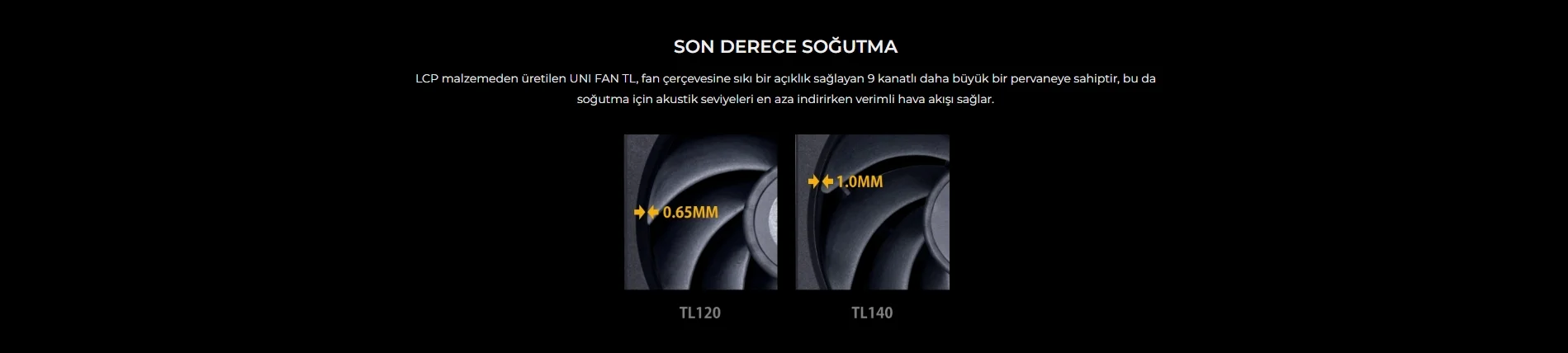 Lian Li UNI FAN TL-REVERSE 3x120mm Beyaz Kasa Fanı