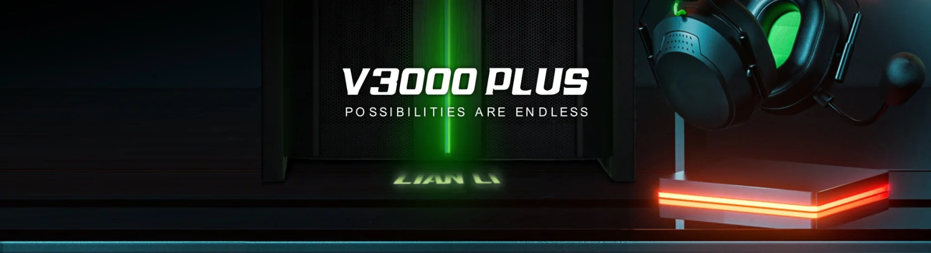 Lian Li V3000 Plus Siyah Full-Tower E-ATX Gaming (Oyuncu) Kasa