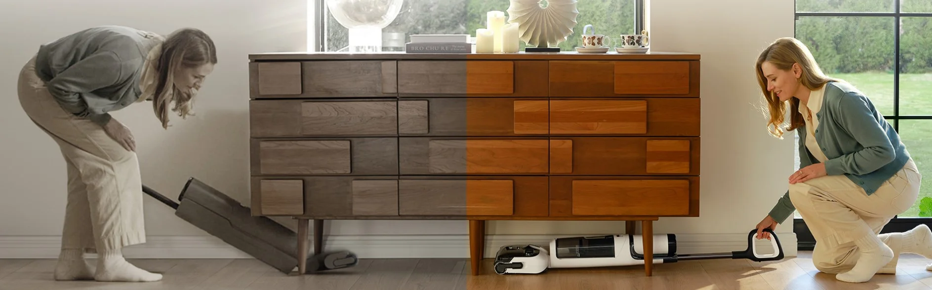 Tineco Floor One S6 Stretch Islak Kuru Dikey Şarjlı Süpürge