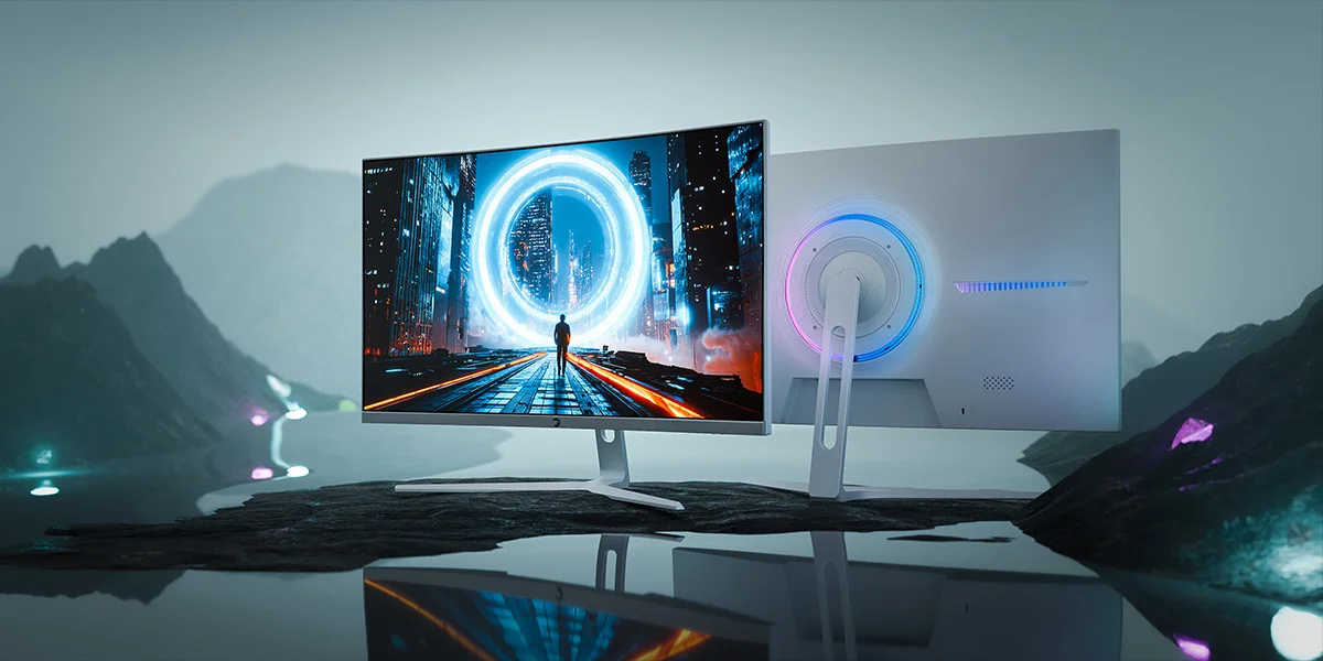 GamePower Vivid F20 27″ 1500R Curved RGB Beyaz 120Hz 1ms FHD Va Panel 2x2W Speaker Gaming Monitör