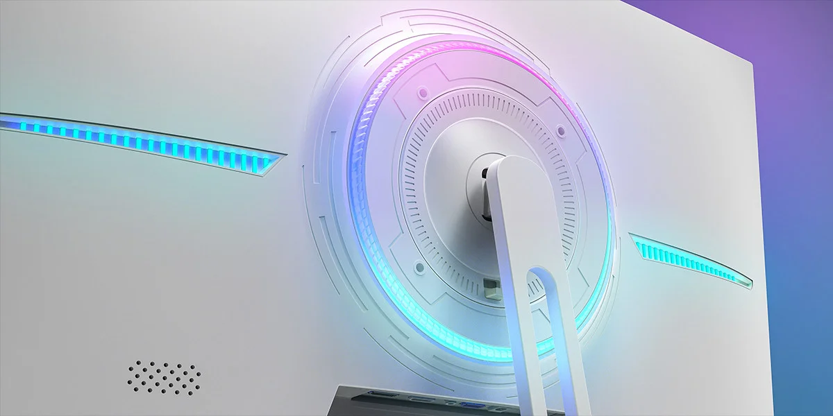 GamePower Vivid F20 27″ 1500R Curved RGB Beyaz 120Hz 1ms FHD Va Panel 2x2W Speaker Gaming Monitör