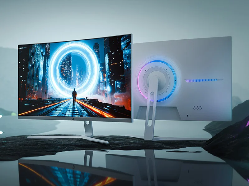 GamePower Vivid F20 27″ 1500R Curved RGB Beyaz 120Hz 1ms FHD Va Panel 2x2W Speaker Gaming Monitör