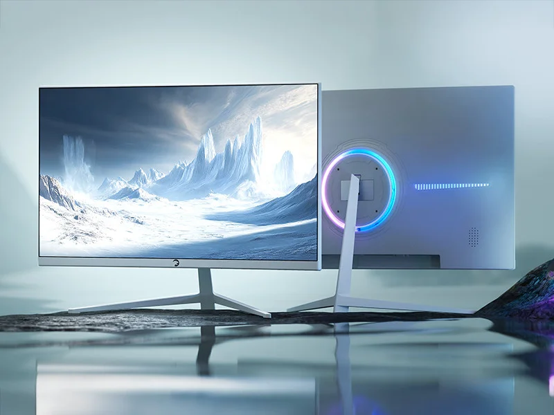 GamePower Vivid T40 24″ 1800R Curved RGB Beyaz 180Hz 0.5ms FHD Va Panel 2x2W Speaker Gaming Monitör
