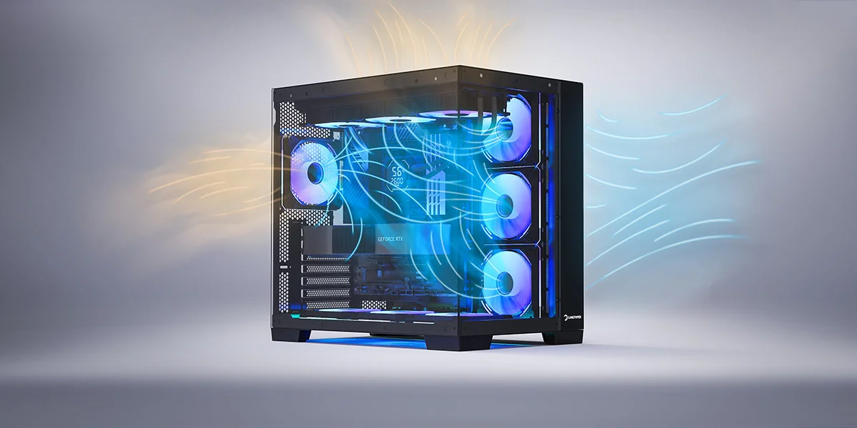 GamePower Warcry Pulse 4x12Cm ARGB Fan Temperli Cam ATX 650W 80+ Bronze Gaming Kasa