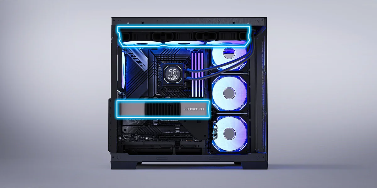 GamePower Warcry Pulse 4x12Cm ARGB Fan Temperli Cam ATX 650W 80+ Bronze Gaming Kasa