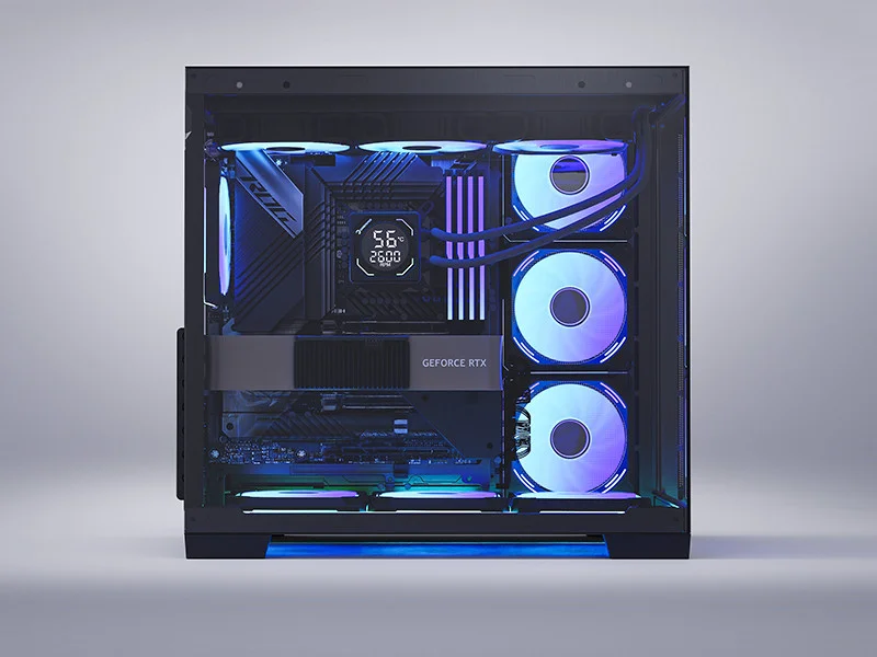 GamePower Warcry Pulse 4x12Cm ARGB Fan Temperli Cam ATX 650W 80+ Bronze Gaming Kasa