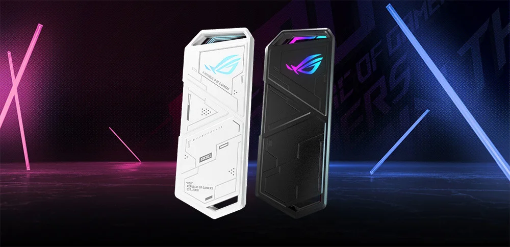 ASUS ROG Strix Arion ESD-S1C/WHT/G/AS// Beyaz M.2 NVMe Harici SSD Kutusu (90DD02H1-B09000)
