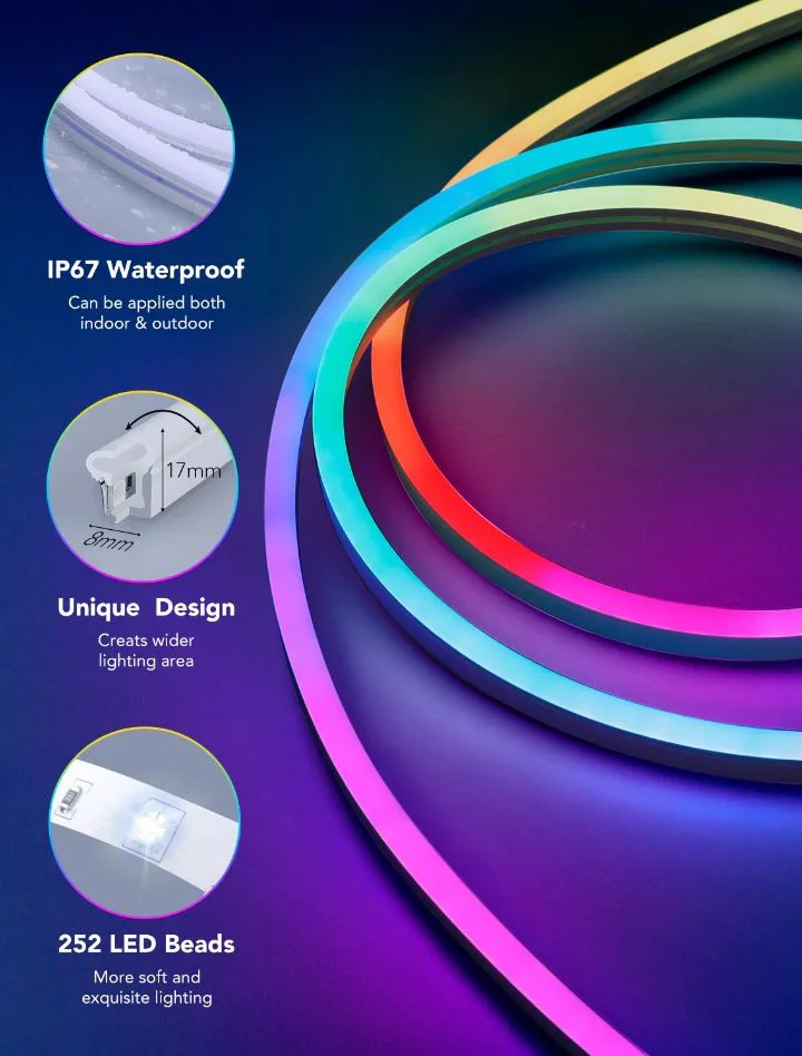 Govee Neon Led Strip Light Şerit Led Işık (3m) - H61A0