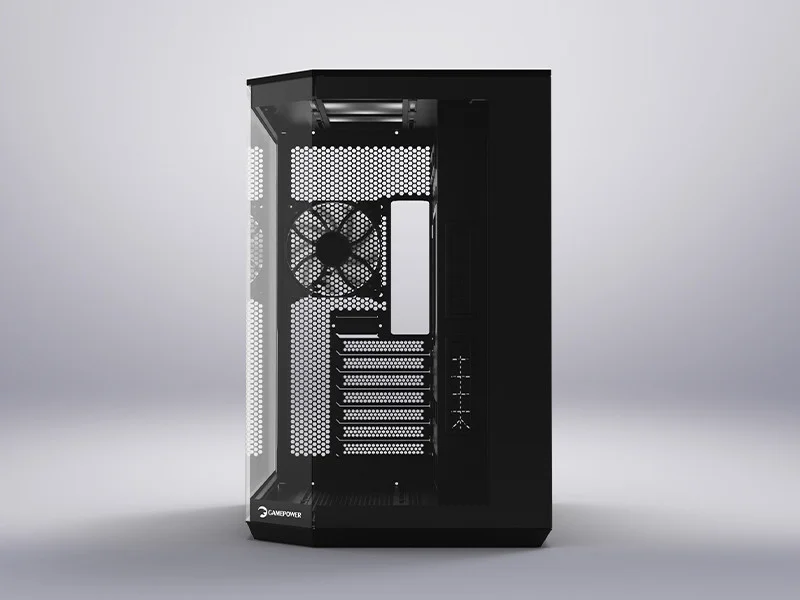 GamePower WarCry Edge 1x Black Fan Type-C Gaming Kasa