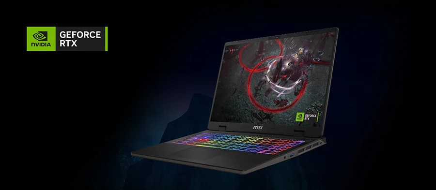 MSI SWORD 16 HX B14VGKG-876XTR I9-14900HX 32GB DDR5 1TB SSD 8GB RTX 4070 16″ FreeDos Notebook