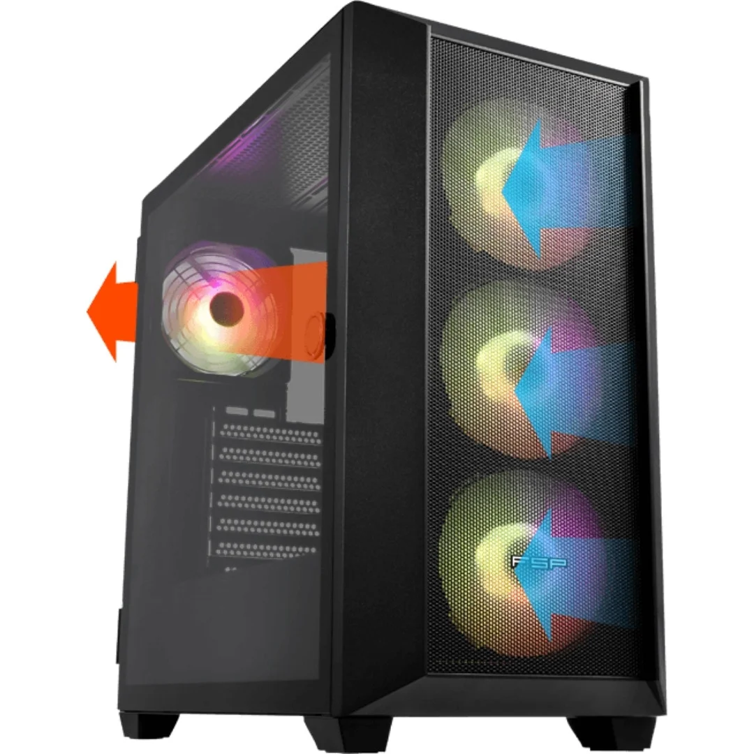 FSP CMT318 750W GEN5 ATX 3.0 E-ATX Gaming (Oyuncu) Kasa