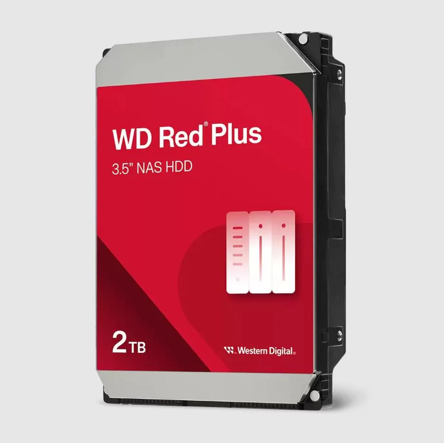 WD Red Plus WD20EFPX 2TB 5400RPM 64MB SATA3 Harddisk