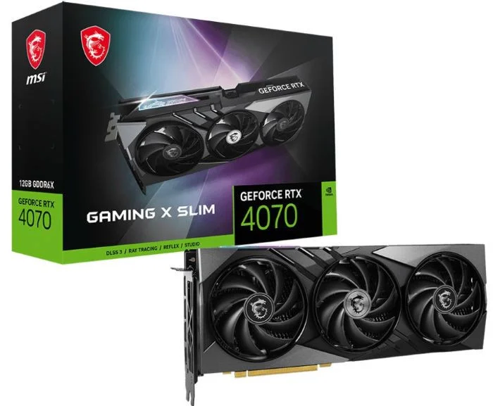 MSI GeForce RTX 4070 GAMING X SLIM 12G Gaming Ekran Kartı