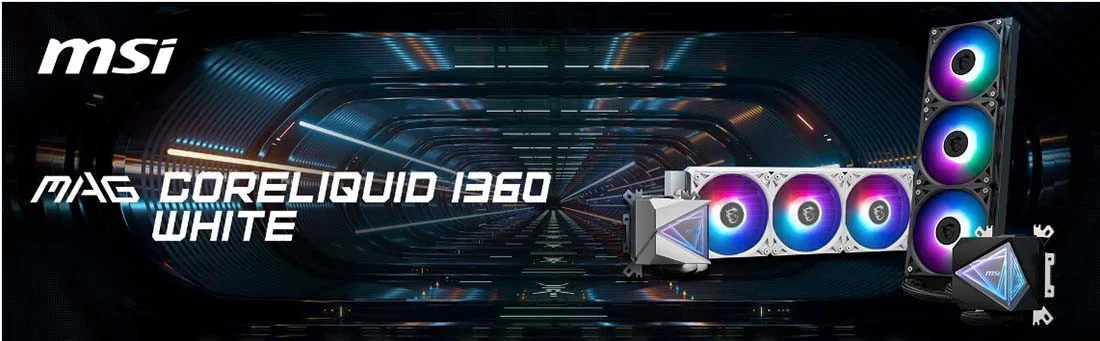 MSI MAG CoreLiquid I360 360mm Beyaz İşlemci Sıvı Soğutucu