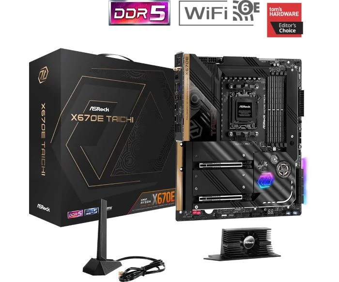 Asrock X670E Taichi 90-MXBJ00-A0UAYZ Gaming Anakart