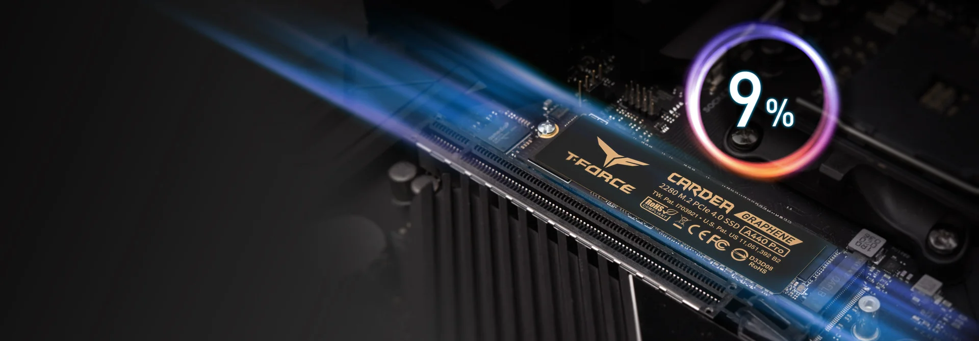 Team T-Force A440 PRO 1TB M2 Gen4x4 7200/6000 PCIe NVMe M.2 OUTLET SSD Disk