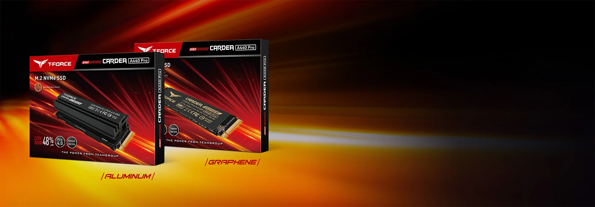 Team T-Force A440 PRO 1TB M2 Gen4x4 7200/6000 PCIe NVMe M.2 OUTLET SSD Disk