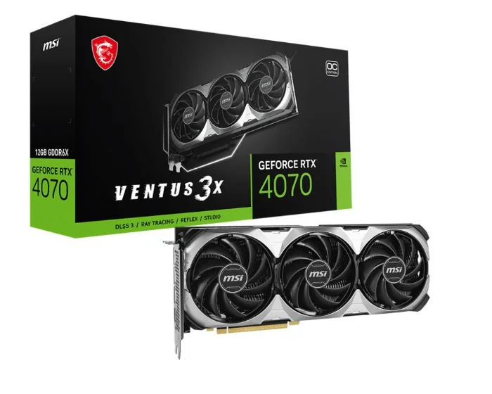 MSI GeForce RTX 4070 Ventus  3X E 12G OC Gaming Ekran Kartı