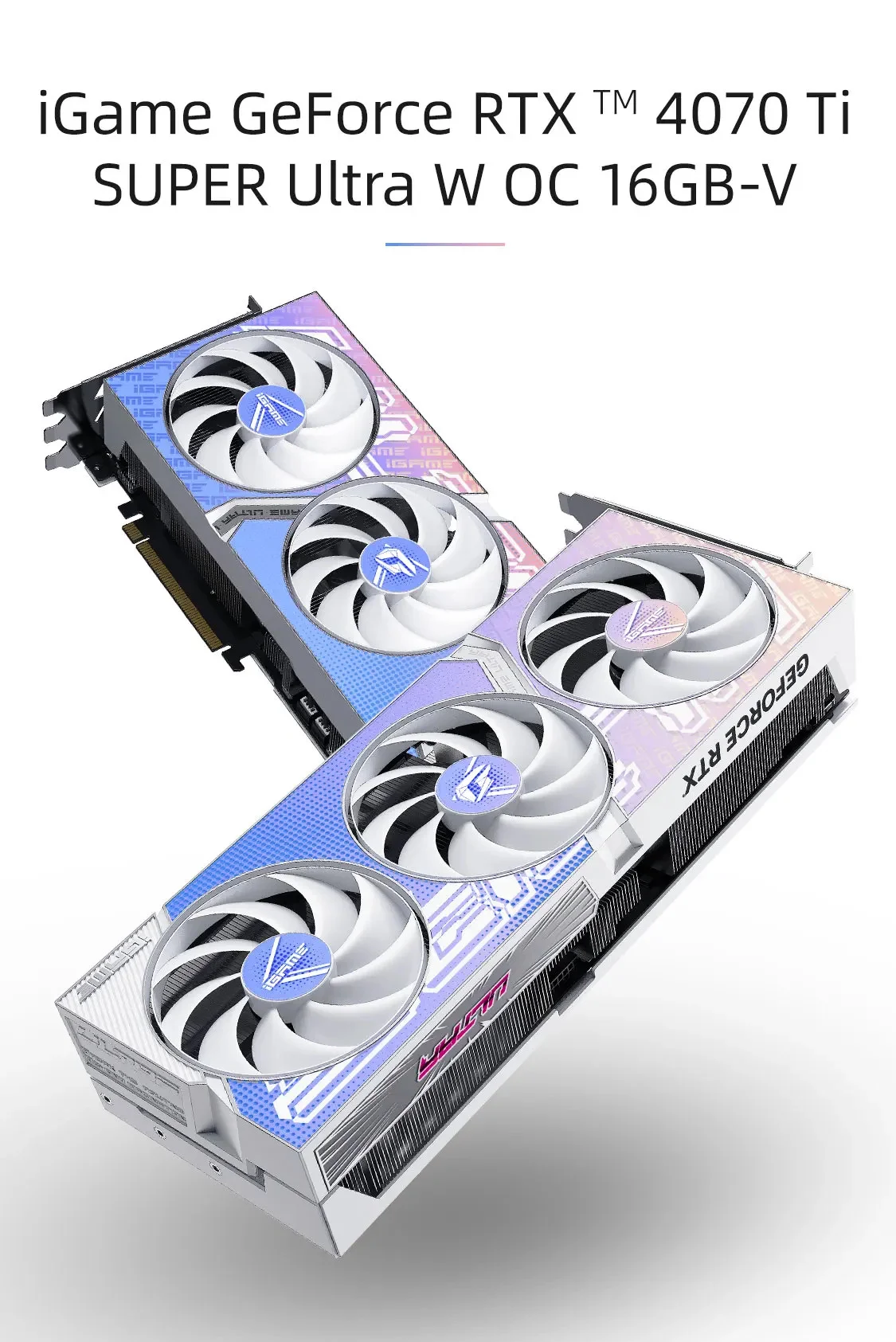 COLORFUL iGame RTX 4070 Ti SUPER Ultra 16GB GDDR6X 256Bit W-OC-16G-V Gaming Ekran Kartı