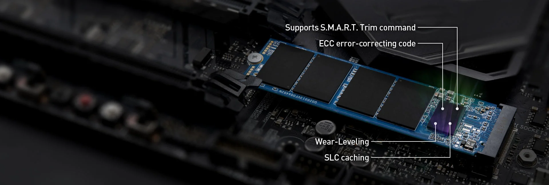 Team MP33 Pro 1TB 3500/3000MB/s NVMe PCIe Gen3x4 M.2 SSD Disk