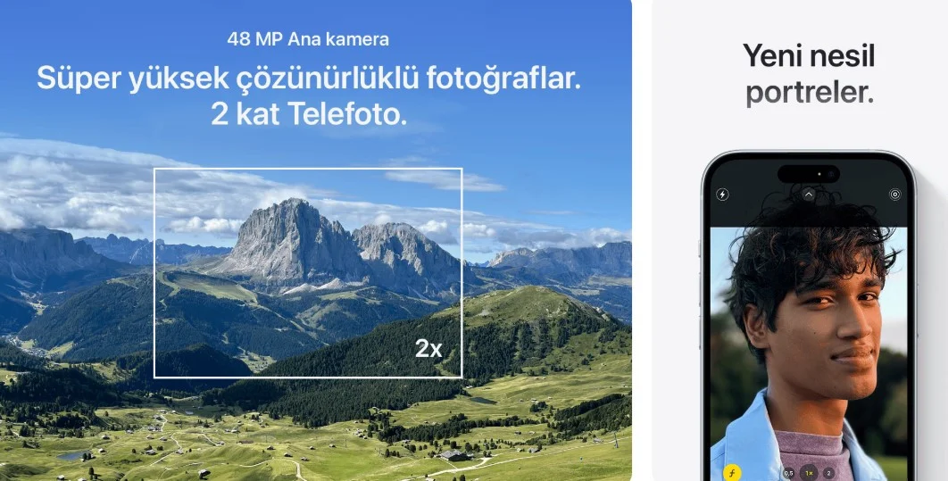 iPhone 15 128GB MTP43TU/A Mavi Cep Telefonu