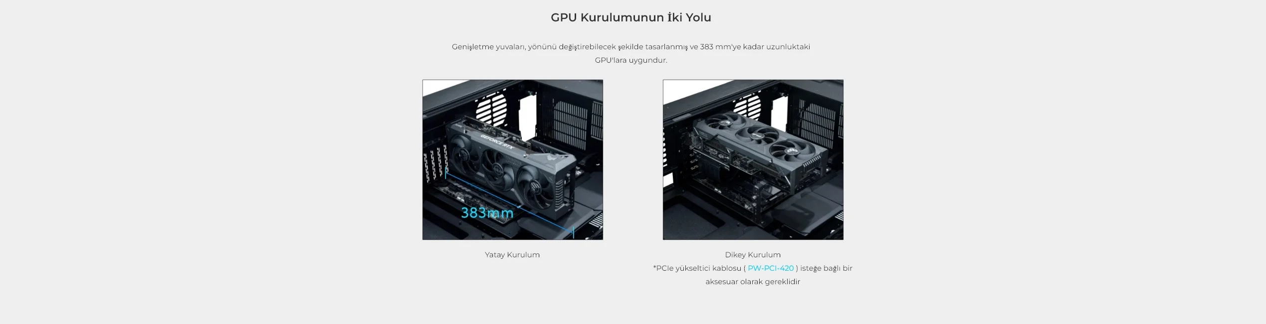 Lian Li DK07X Siyah Oyuncu Masası