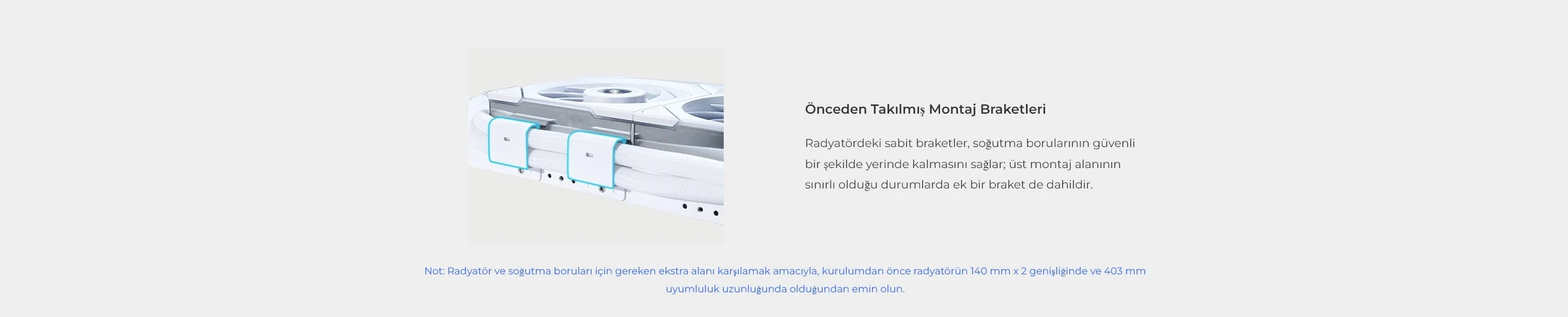 Lian Li Hydro-Shift LCD 360 Beyaz İşlemci Sıvı Soğutma FANSIZ