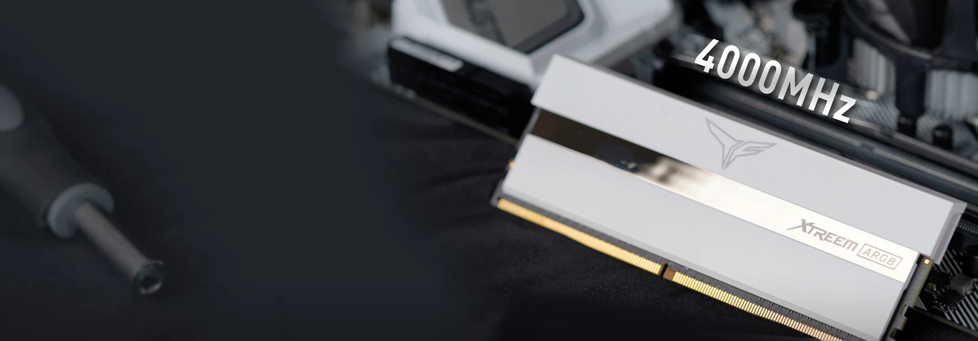 Team T-Force Xtreem ARGB White 16GB DDR4 3600MHz Gaming Ram