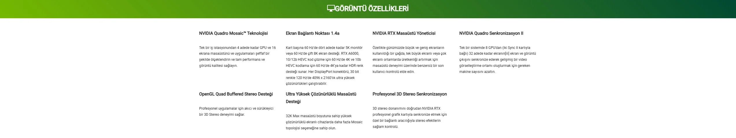PNY Nvidia RTX A6000 VCNRTXA6000-PB Ekran Kartı
