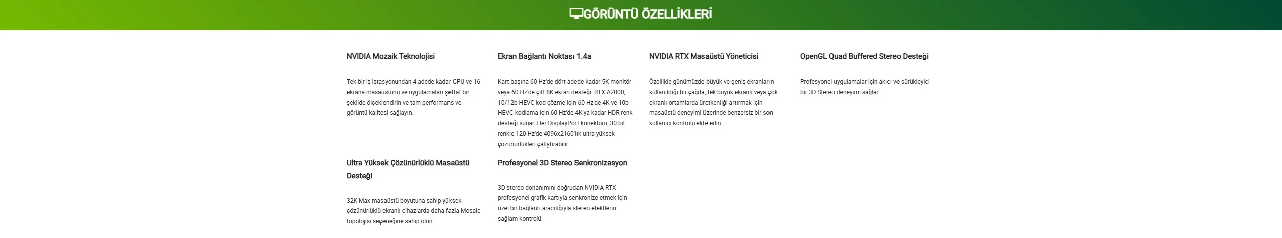 PNY Nvidia RTX A2000 VCNRTXA2000-PB Ekran Kartı