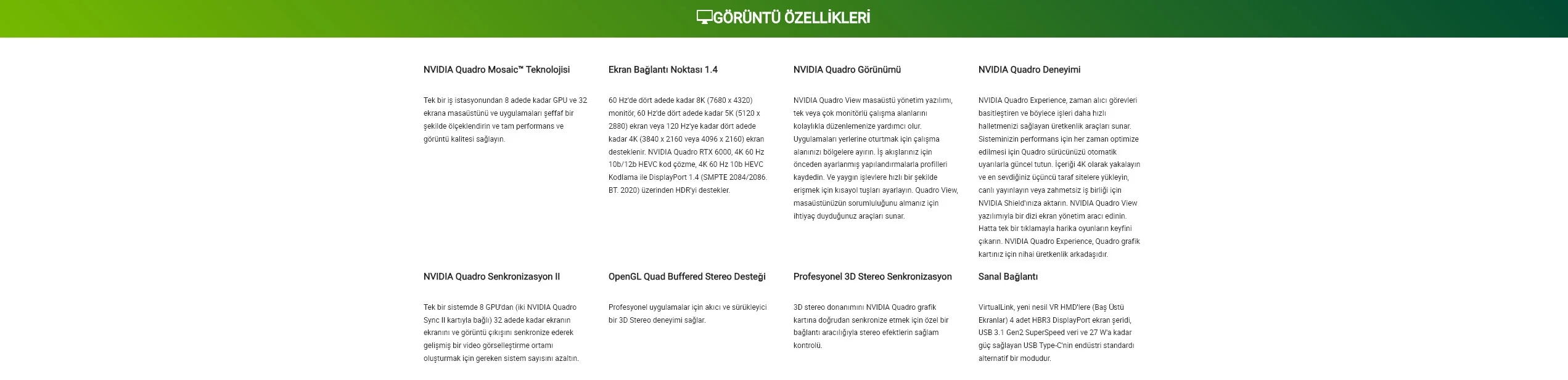 PNY Nvidia Quadro RTX 6000 (VCQRTX6000-PB) Ekran Kartı