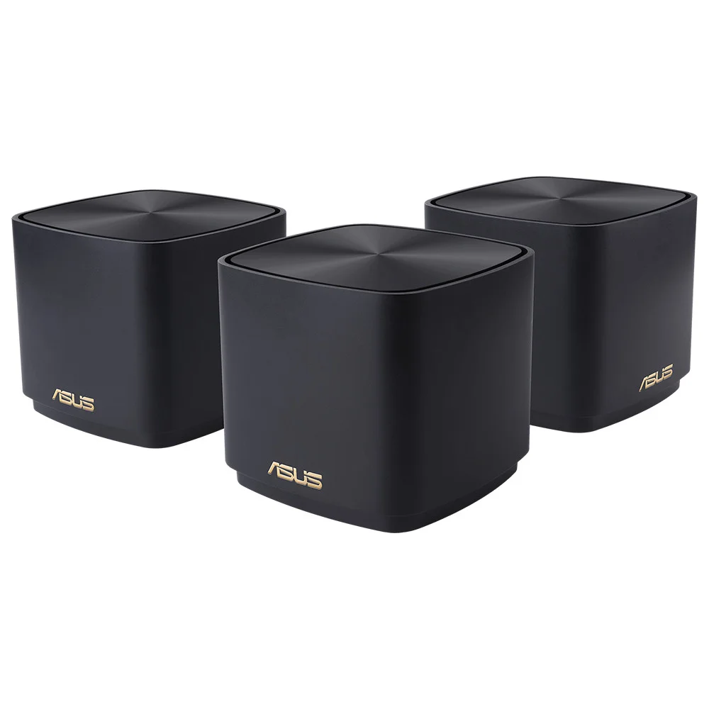 ASUS ZenWiFi AX Mini XD4 (W-3-PK) Wi-Fi 6 Mesh Sistemi (Siyah Üçlü Paket)