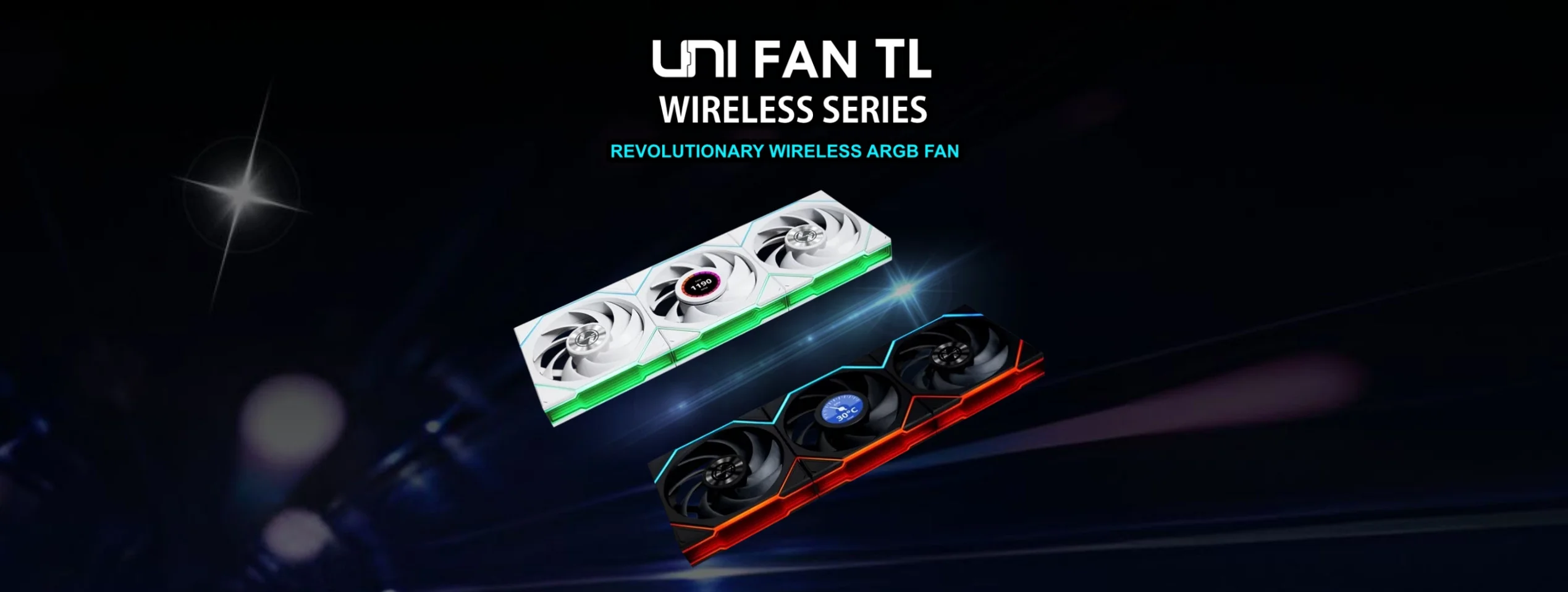 Lian Li UNI FAN TL WIRELESS 3x120mm Beyaz Kasa Fanı