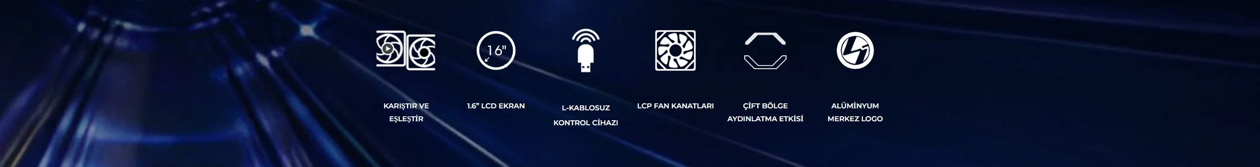 Lian Li UNI FAN TL WIRELESS 3x120mm Beyaz Kasa Fanı