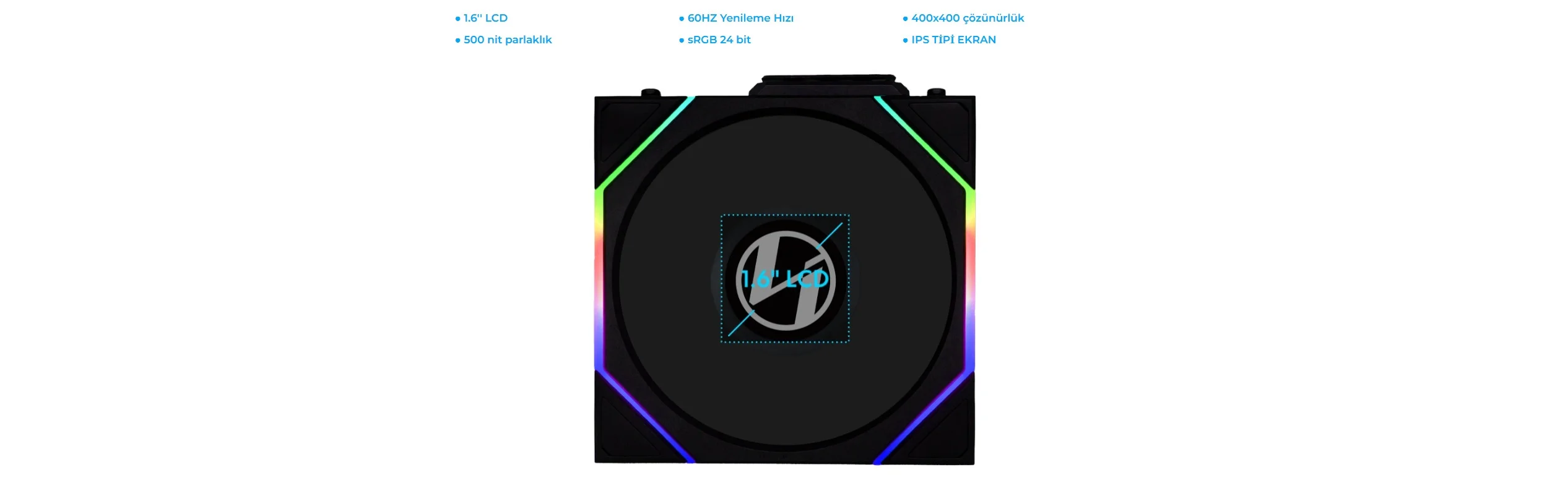 Lian Li UNI FAN TL WIRELESS 3x120mm Beyaz Kasa Fanı