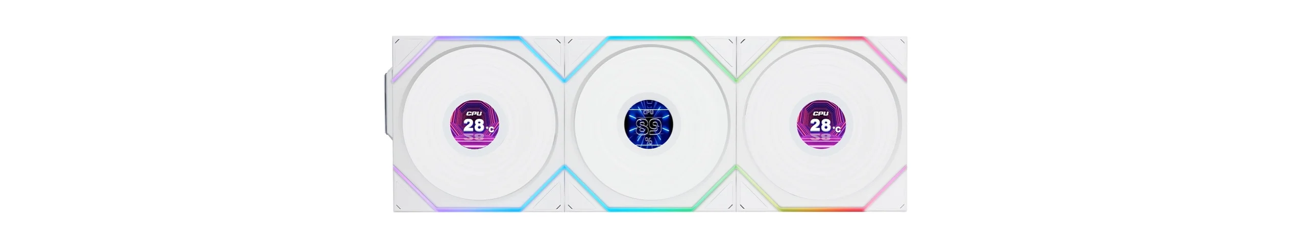 Lian Li UNI FAN TL WIRELESS 3x120mm Beyaz Kasa Fanı