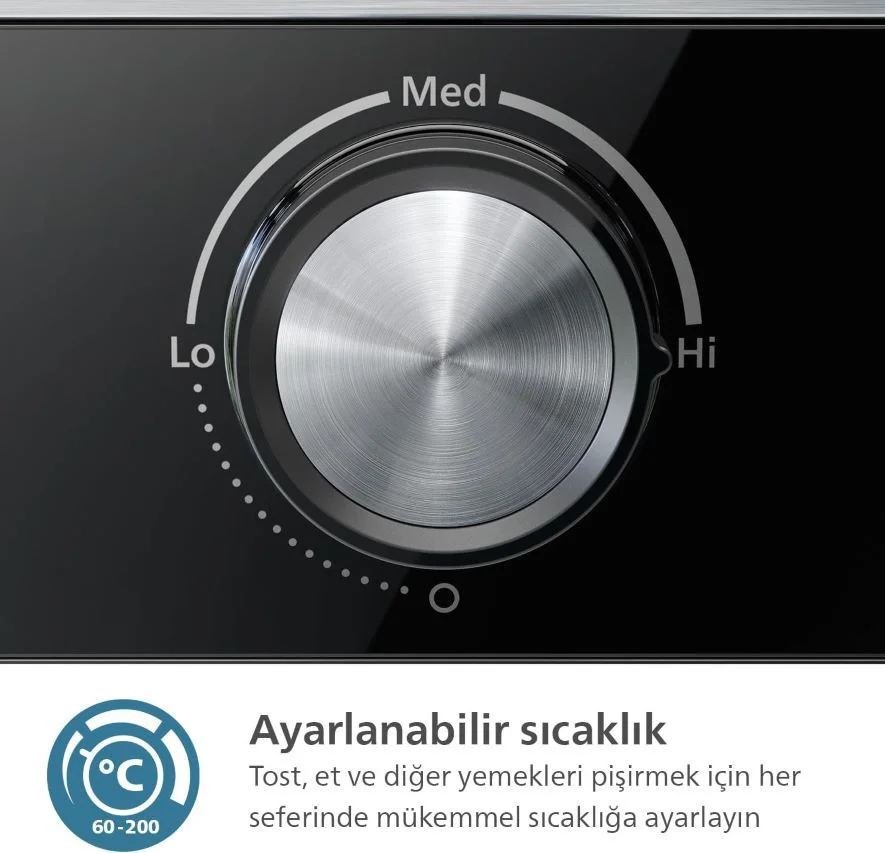 Philips 5000 Serisi Contact Grill HD6301/90 2200 W Tost Makinesi