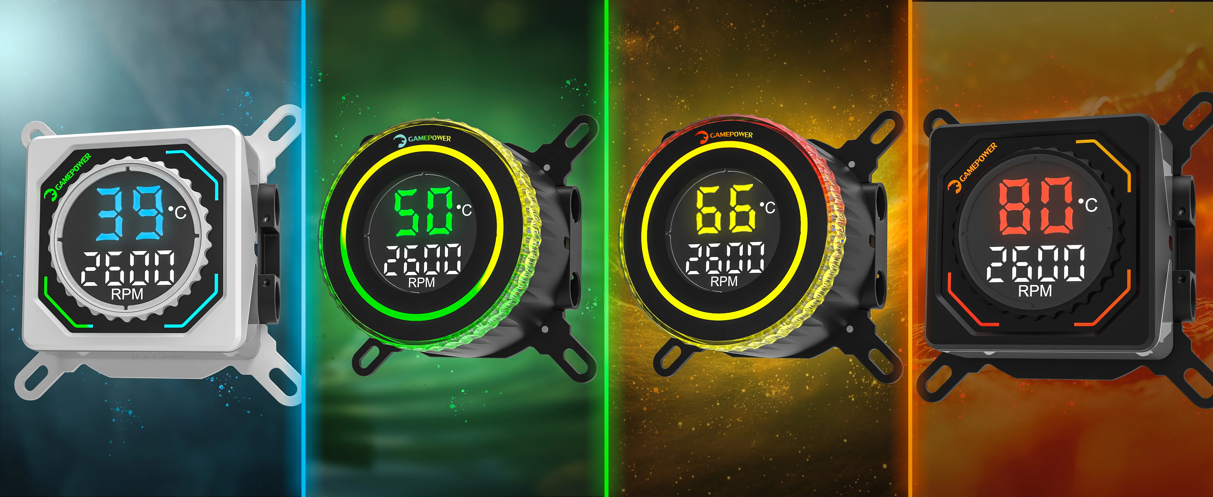 GamePower Skadi Round 120 ARGB 120mm Cpu Sıvı Soğutma 