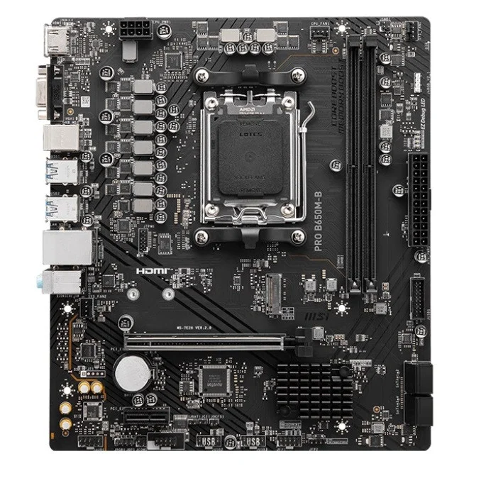 MSI PRO B650M-B DDR5 AM5 Soket DDR5 6800+(OC)MHz mATX Anakart